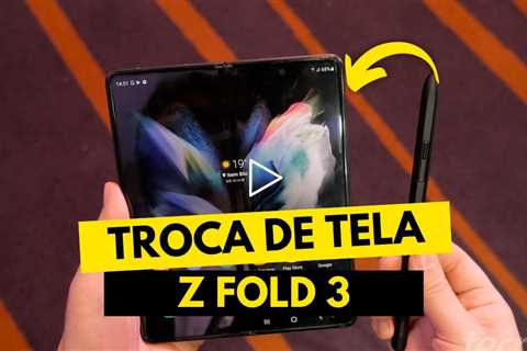 Tela Quebrada no Galaxy Z Fold 3? Veja o Conserto Passo a Passo! 🔧