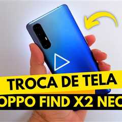 Oppo Find X2 Neo com a tela quebrada — o ANTES e DEPOIS é surreal!