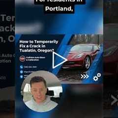 How to Temporarily Fix a Crack in Portland, OR