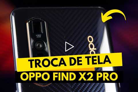 OPPO Find X2 Pro com tela quebrada — o antes e depois desse conserto é chocante! 😱