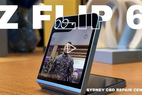 Troca de tela do Galaxy Z Flip 6 — parecia impossível 😱