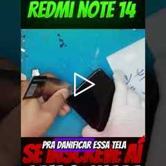 Redmi Note 14 com Tela Quebrada! Olha Esse Resultado 😳🔥