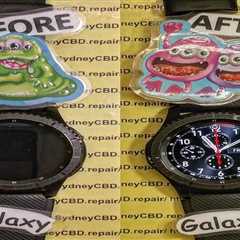 SURGICAL PRECISION! Galaxy Gear S3 Frontier Watch Battery Replacement and Gasket Resealing Sydney..