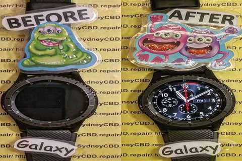 SURGICAL PRECISION! Galaxy Gear S3 Frontier Watch Battery Replacement and Gasket Resealing Sydney..