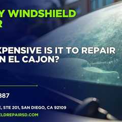 How expensive is it to repair glass in El Cajon?