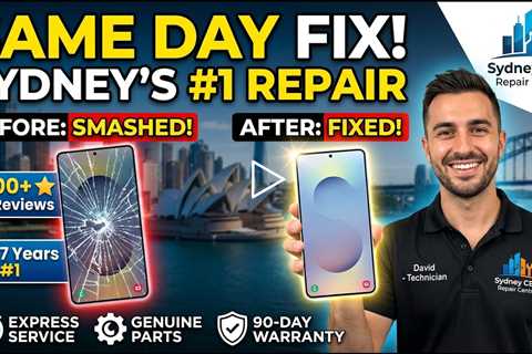 Smashed Samsung Galaxy S25 Ultra Screen Replacement in Sydney (2026): Fast Same-Day Fix