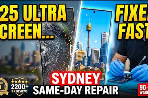 Cracked Samsung Galaxy S25 Ultra Screen Replacement in Sydney – Fast On-the-Spot Repair Experts