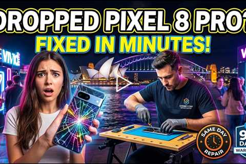 Dropped Google Pixel 8 Pro Screen Replacement in Sydney During Vivid 2026 – Fast On-the-Spot Fix