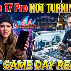 Not Turning On Apple iPhone 17 Pro Screen? Get Fast On-the-Spot Repairs During Vivid 2026 in Sydney