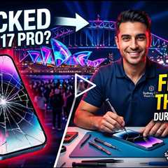 Cracked iPhone 17 Pro Screen Repairs During Vivid 2026 – Who Can Fix It on the Spot in Sydney?