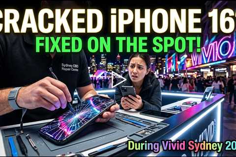Cracked iPhone 16 Screen Repairs During Vivid 2026 in Sydney – Who Can Fix It on the Spot?